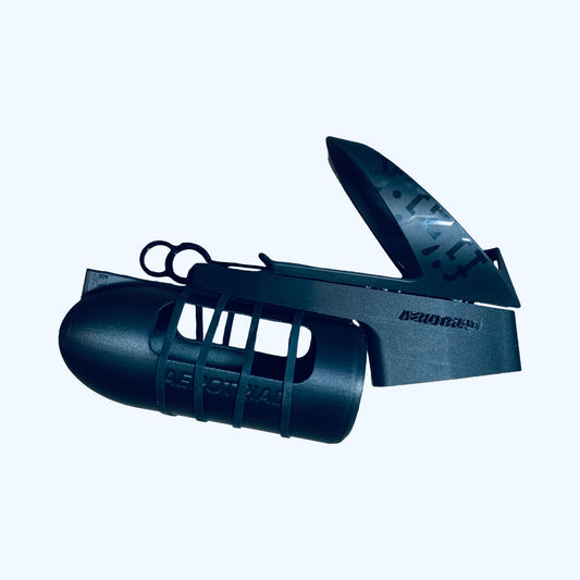 Bento Box BTA Triathlon – AeroTriad Dual Mount | Aero Nutrition Storage | Mounts under BTA Support