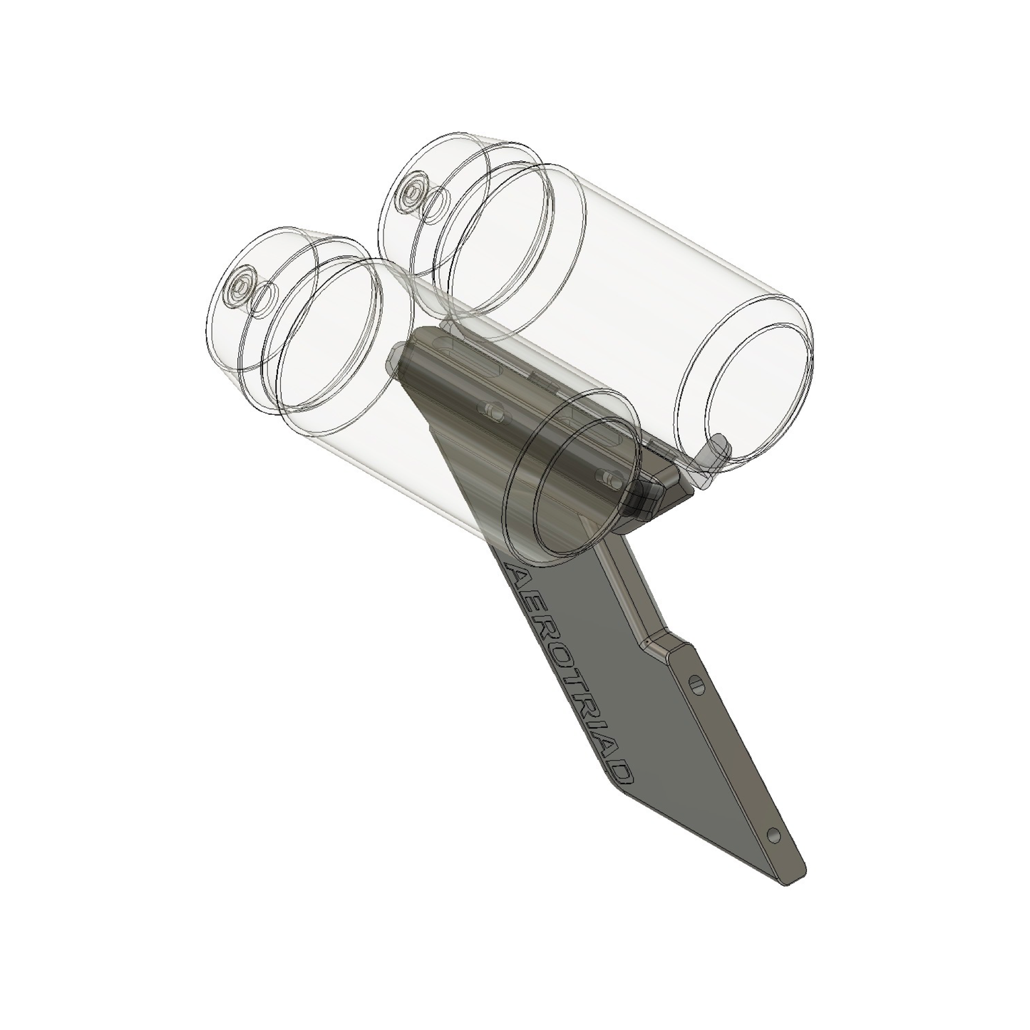 AeroBlade™ BTS Support Double Bidon Arrière Réglable | Compatible Universel