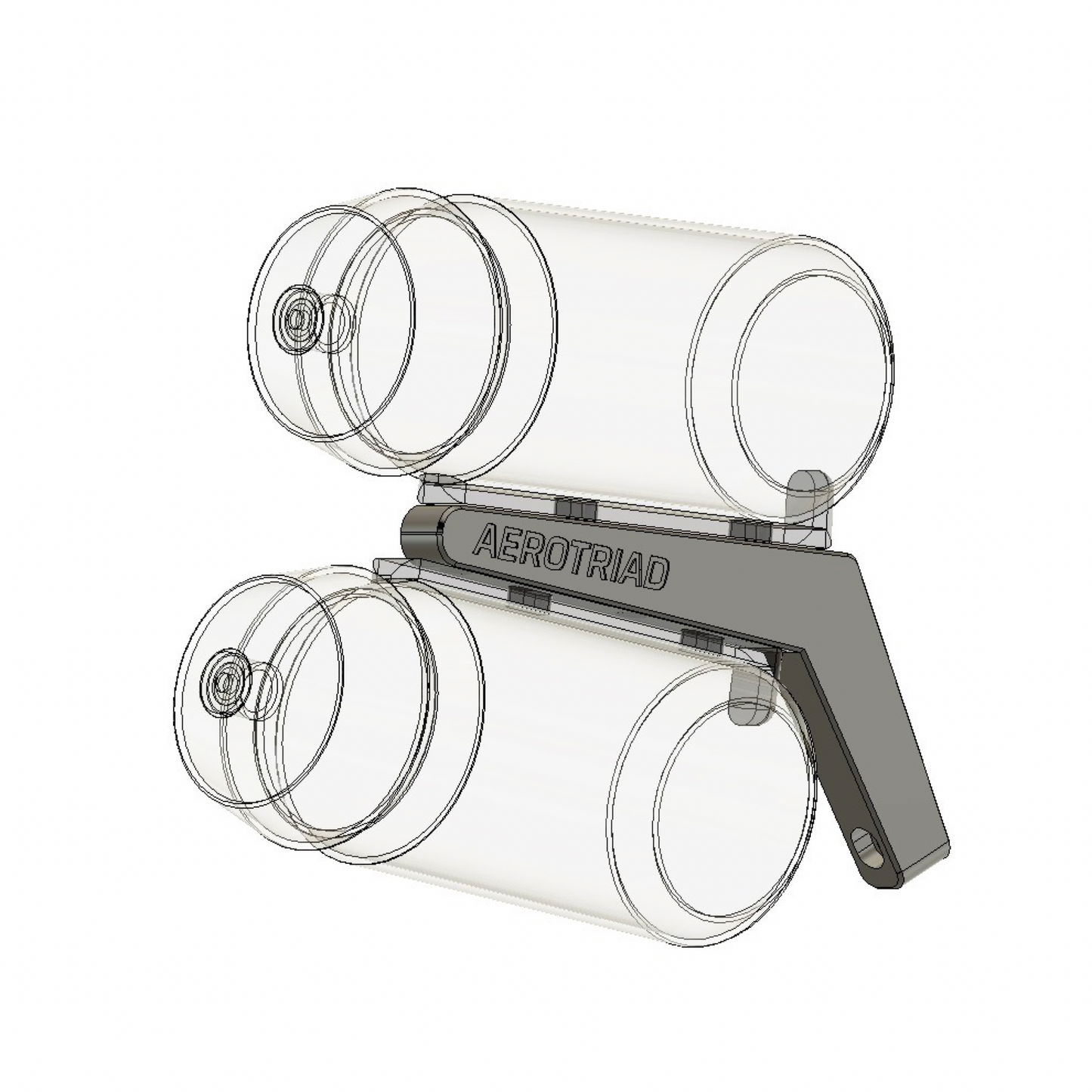 TwinForce™ BTS – Doppelte Flaschenhalterung hinten | AeroTriad