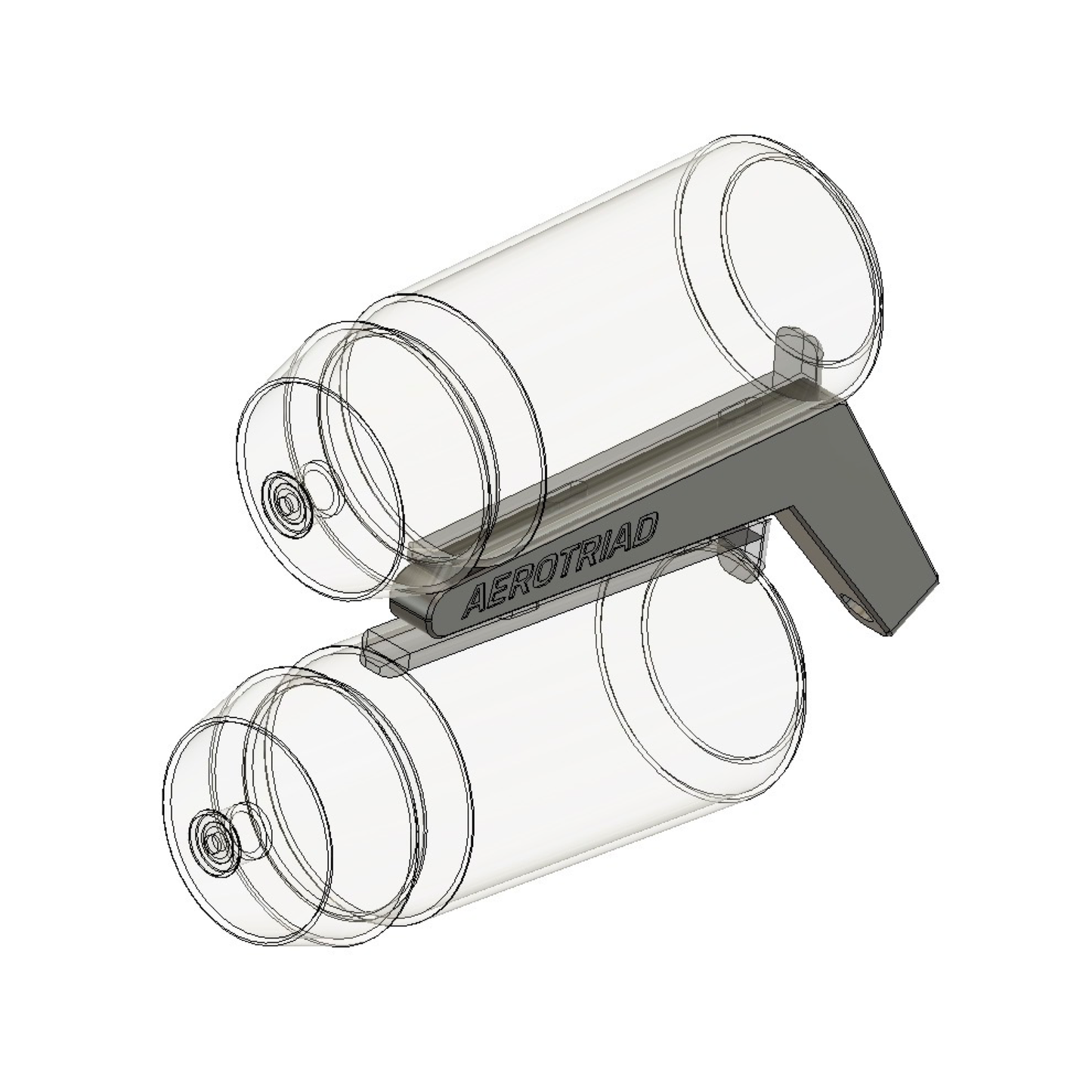 TwinForce™ BTS – Doppelte Flaschenhalterung hinten | AeroTriad